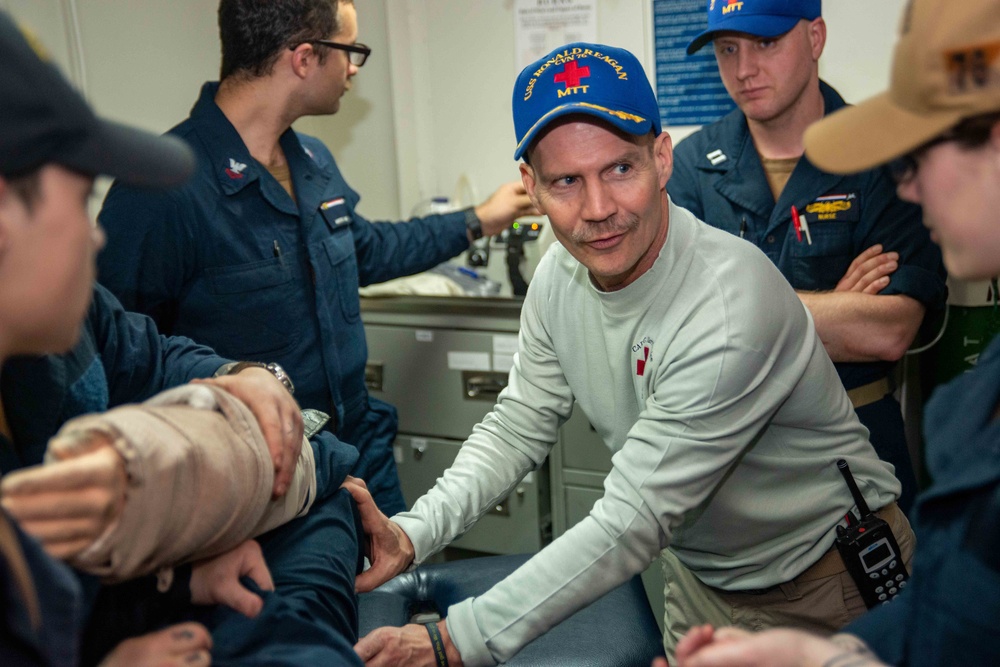 USS Ronald Reagan (CVN 76) General Quarters Drill