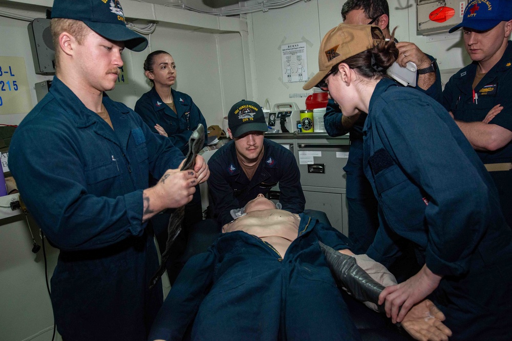 USS Ronald Reagan (CVN 76) General Quarters Drill
