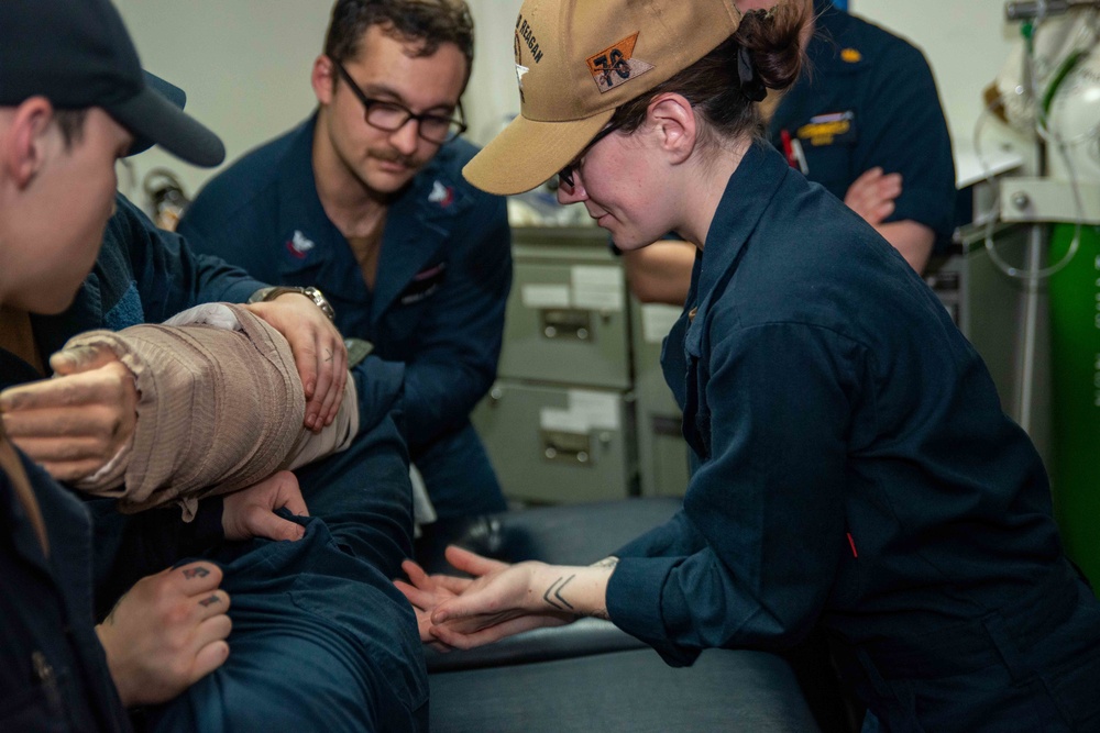 USS Ronald Reagan (CVN 76) General Quarters Drill