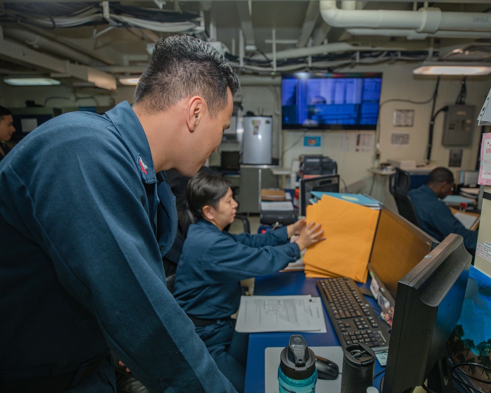 USS Ronald Reagan (CVN 76) Ship’s Administrative Offices
