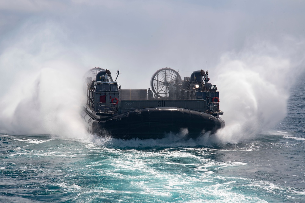 USS San Diego Goes Underway