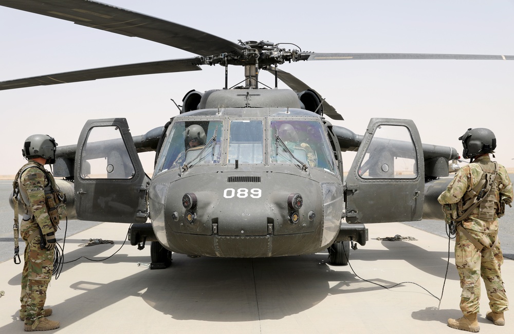 Task Force Phoenix conducts Distinguished Visitor flight in Kuwait