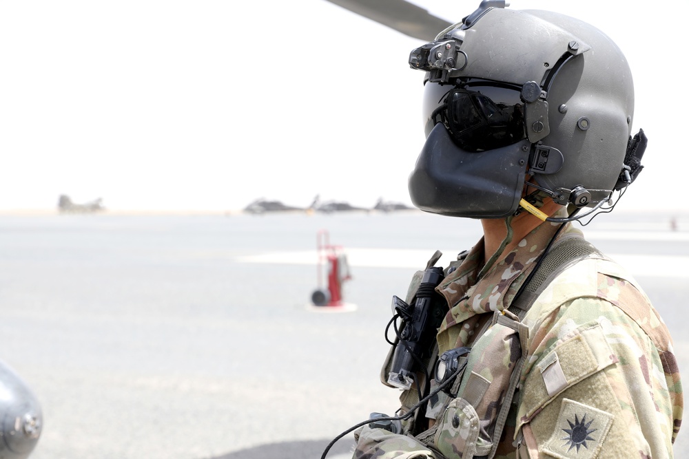 Task Force Phoenix conducts Distinguished Visitor flight in Kuwait