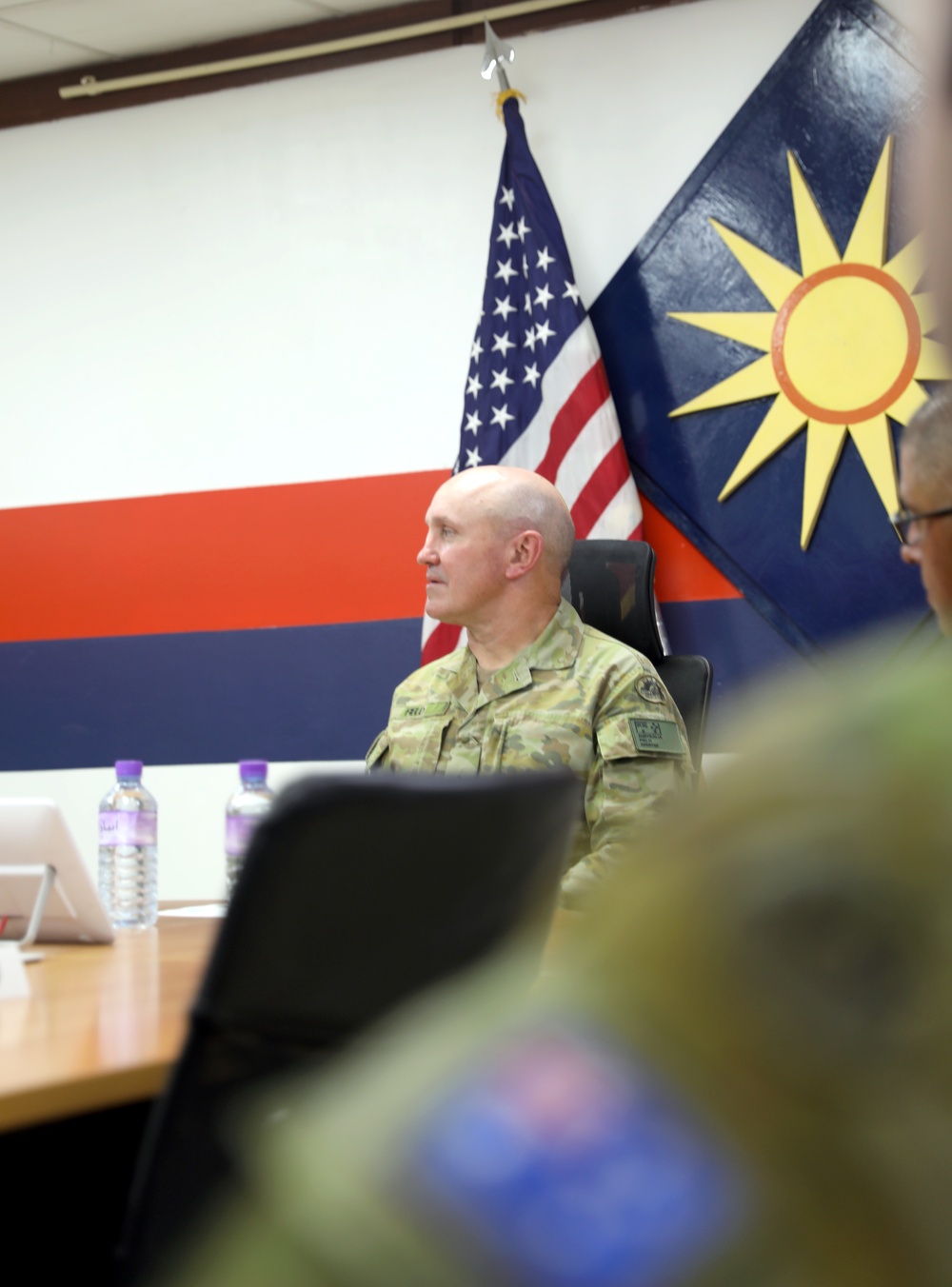 Australian Maj. Gen. Chris Field visits Camp Buehring