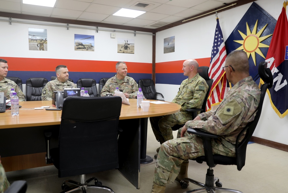 Australian Maj. Gen. Chris Field visits Camp Buehring