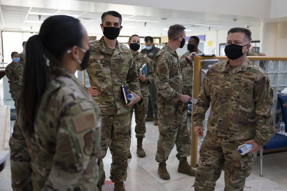 39th ABW command team visits 39th MDG