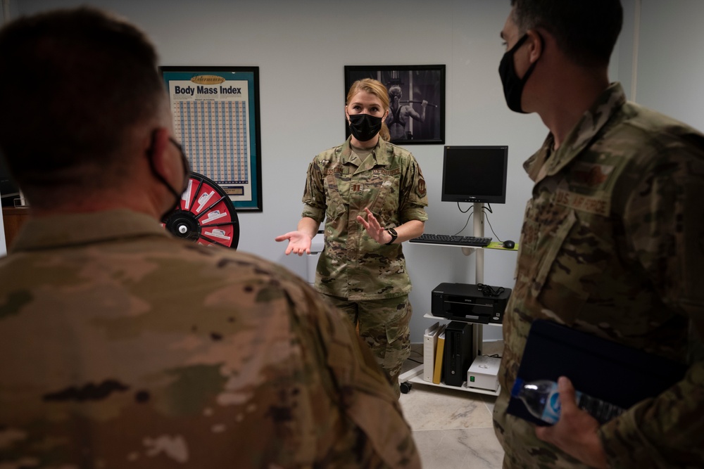 39th ABW command team visits 39th MDG