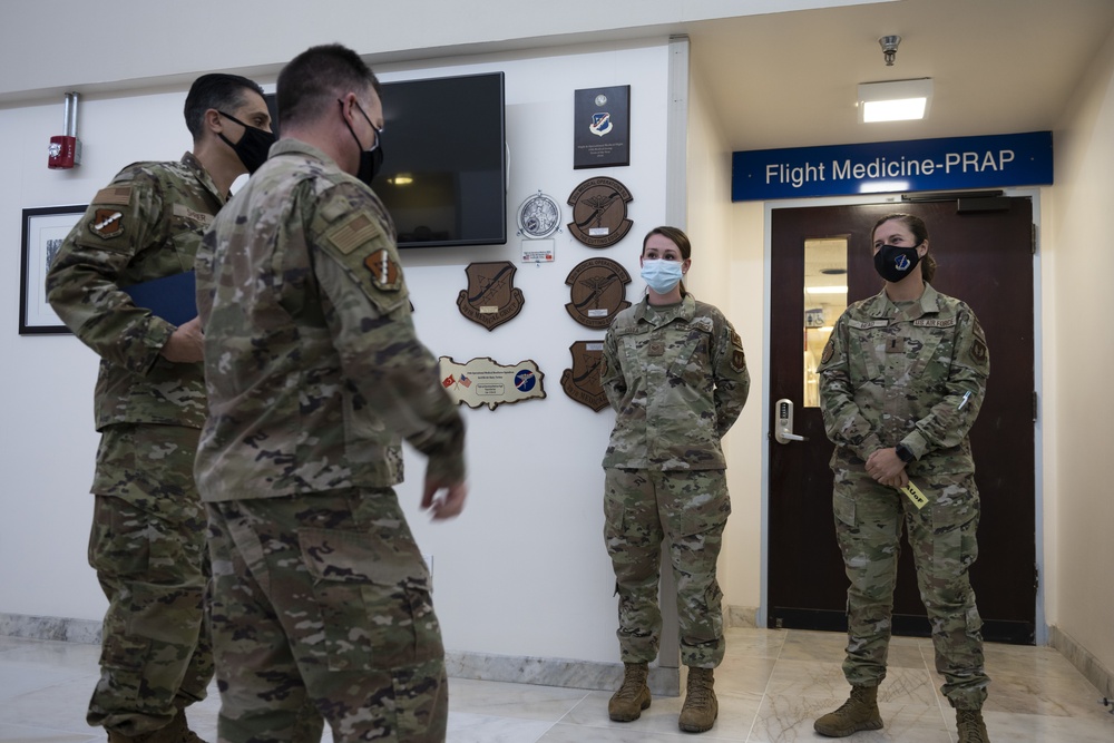 39th ABW command team visits 39th MDG