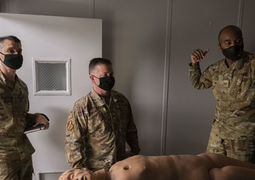 39th ABW command team visits 39th MDG