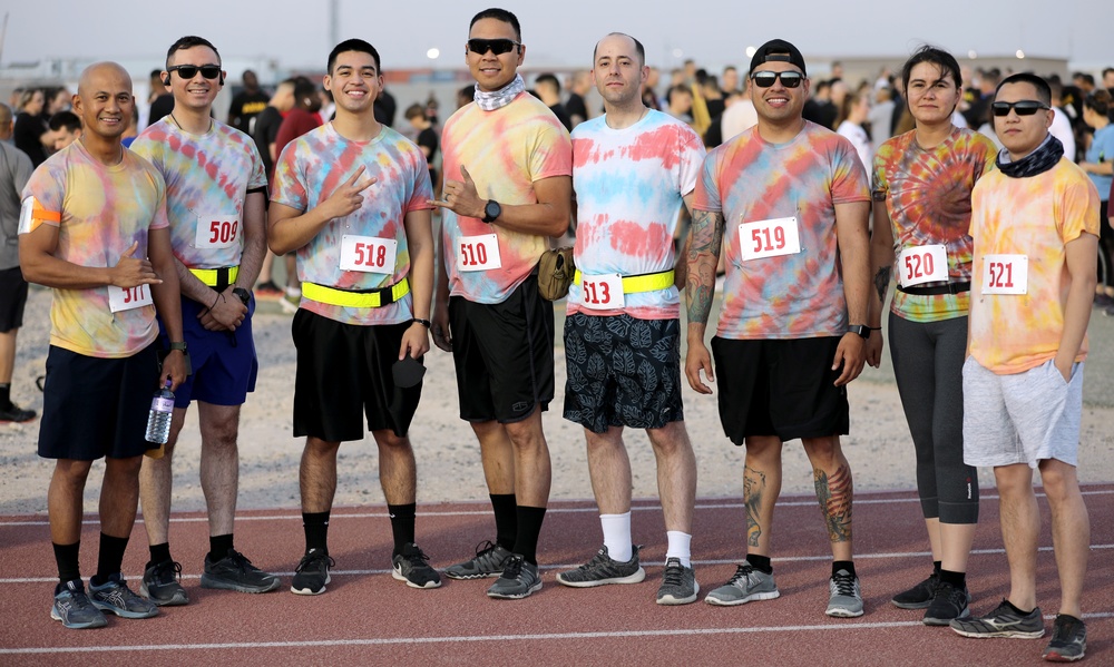 Task Force Phoenix Soldiers participate in 5K Run/Walk at Camp Buehring