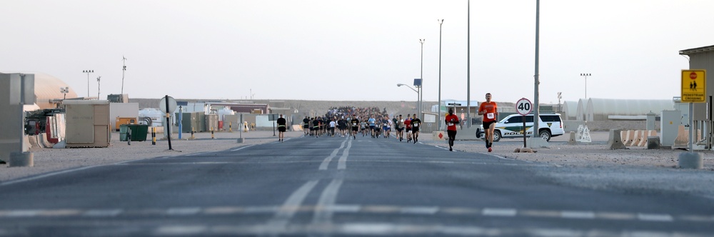 Task Force Phoenix Soldiers participate in 5K Run/Walk at Camp Buehring