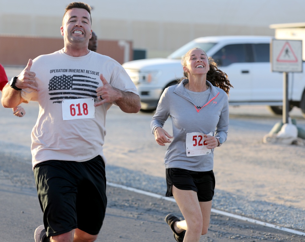 Task Force Phoenix Soldiers participate in 5K Run/Walk at Camp Buehring