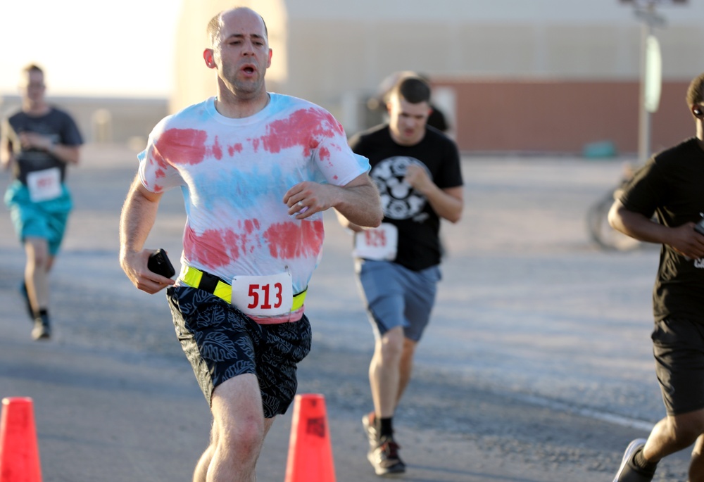 Task Force Phoenix Soldiers participate in 5K Run/Walk at Camp Buehring