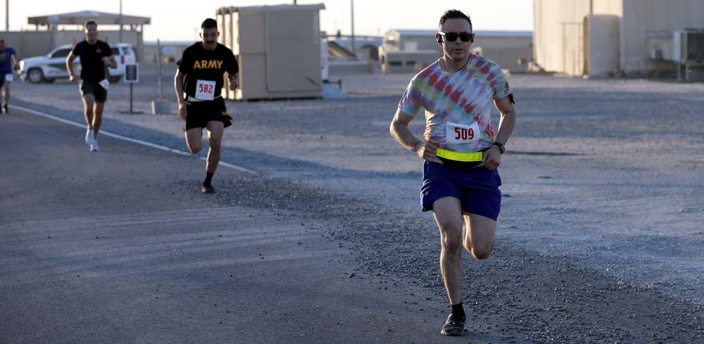 Task Force Phoenix Soldiers participate in 5K Run/Walk at Camp Buehring