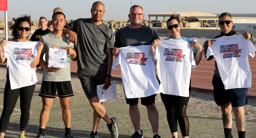 Task Force Phoenix Soldiers participate in 5K Run/Walk at Camp Buehring