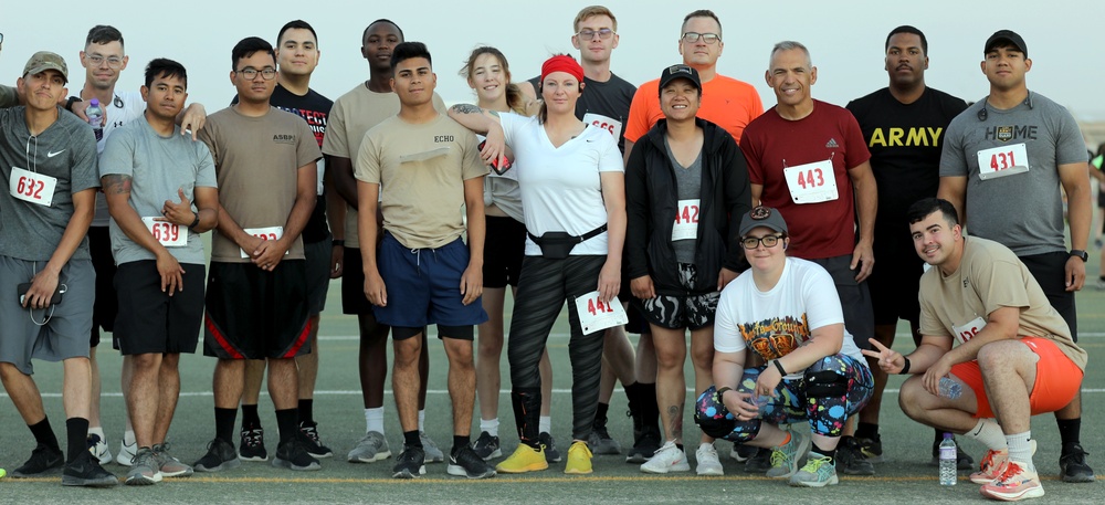 Task Force Phoenix Soldiers participate in 5K Run/Walk at Camp Buehring