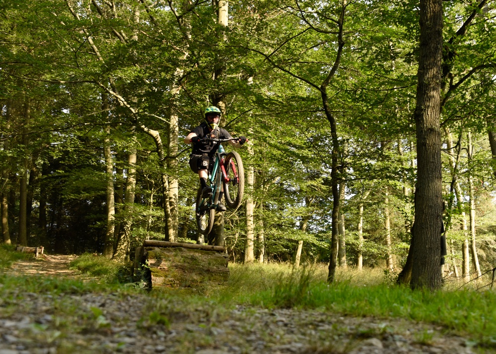 Airmen develop strong friendships through mountain biking