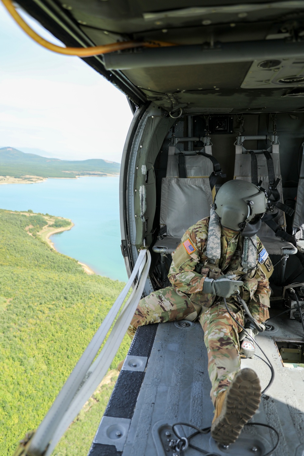 KFOR Task Force Valkyrie Carries Out Wildfire Missions in Western Kosovo