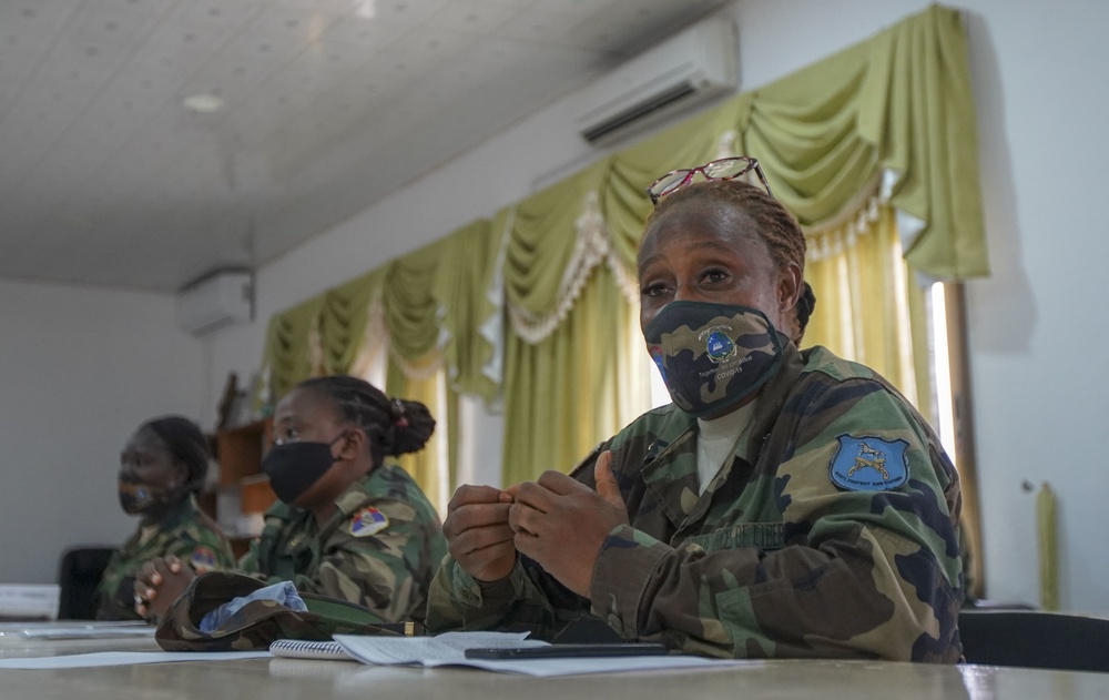 Women, Peace, and Security Engagement with the Armed Forces of Liberia 2021