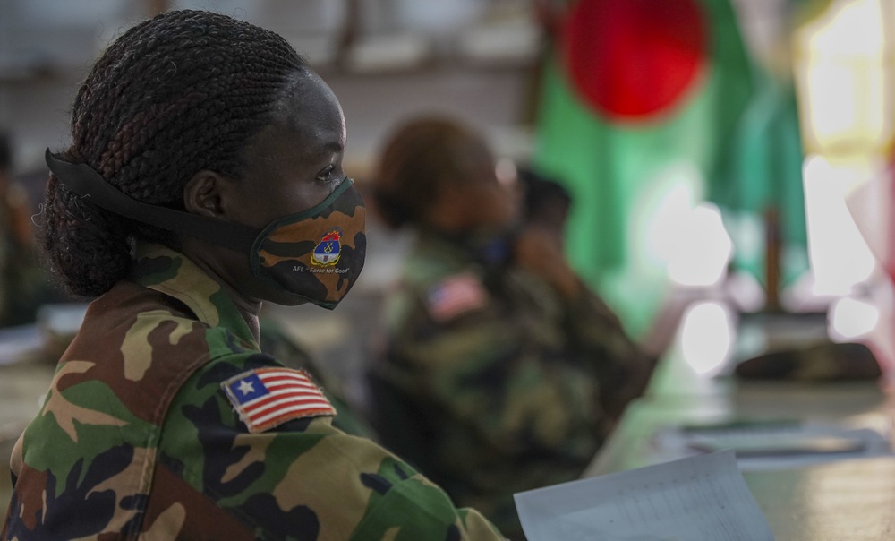 Women, Peace, and Security Engagement with the Armed Forces of Liberia 2021