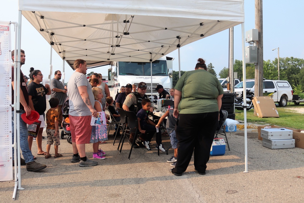 Fort McCoy police, fire personnel support 2021 Monroe County National Night Out