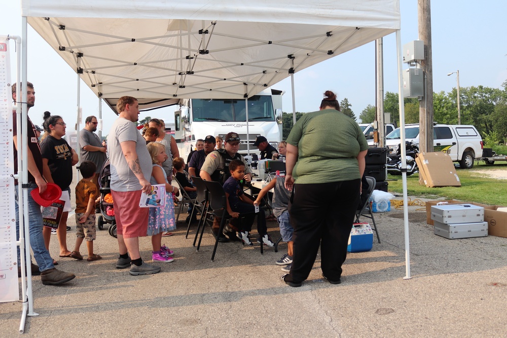 Fort McCoy police, fire personnel support 2021 Monroe County National Night Out