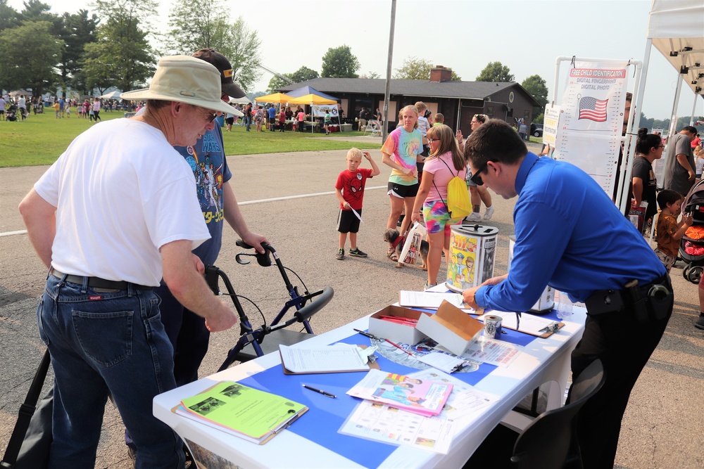 Fort McCoy police, fire personnel support 2021 Monroe County National Night Out