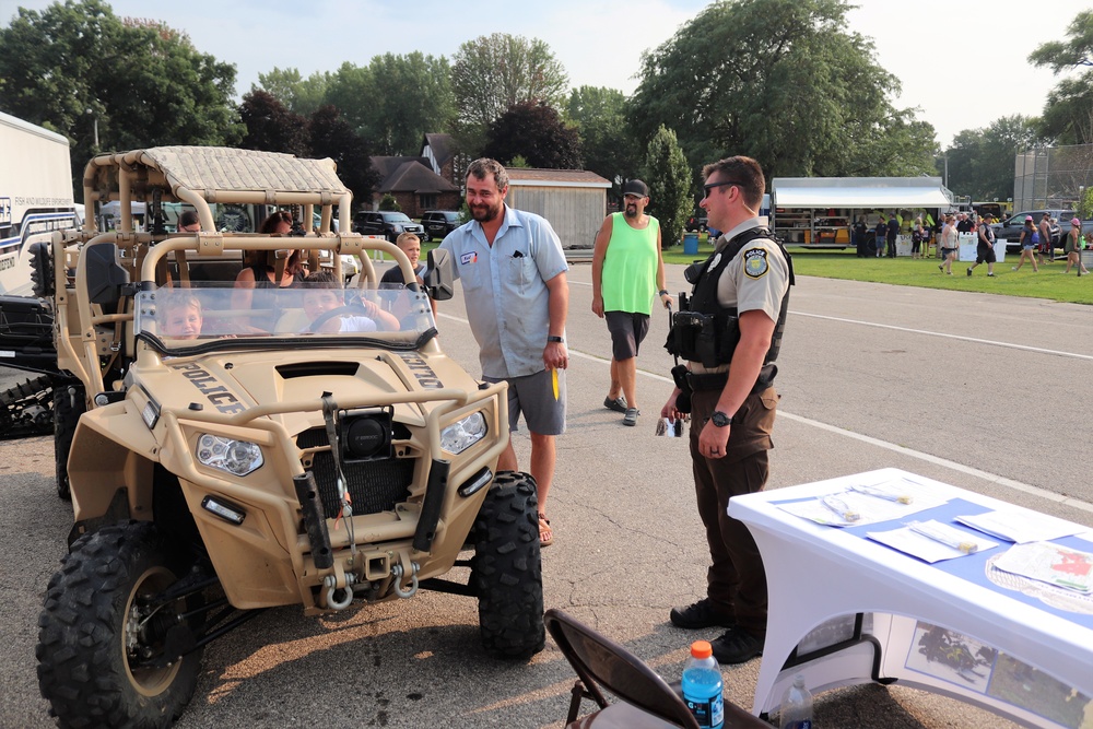 Fort McCoy police, fire personnel support 2021 Monroe County National Night Out