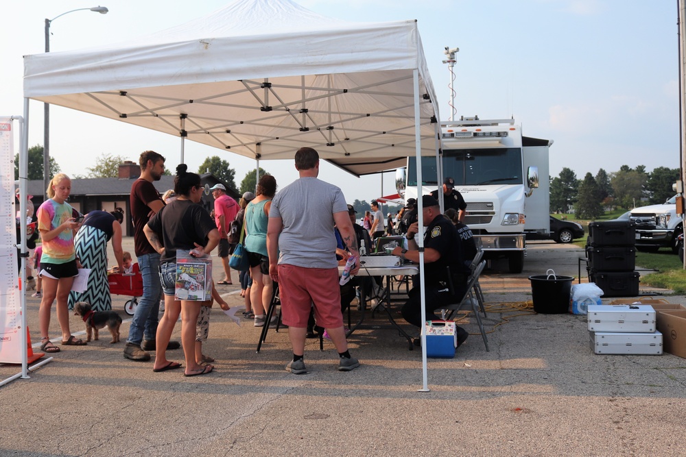 Fort McCoy police, fire personnel support 2021 Monroe County National Night Out