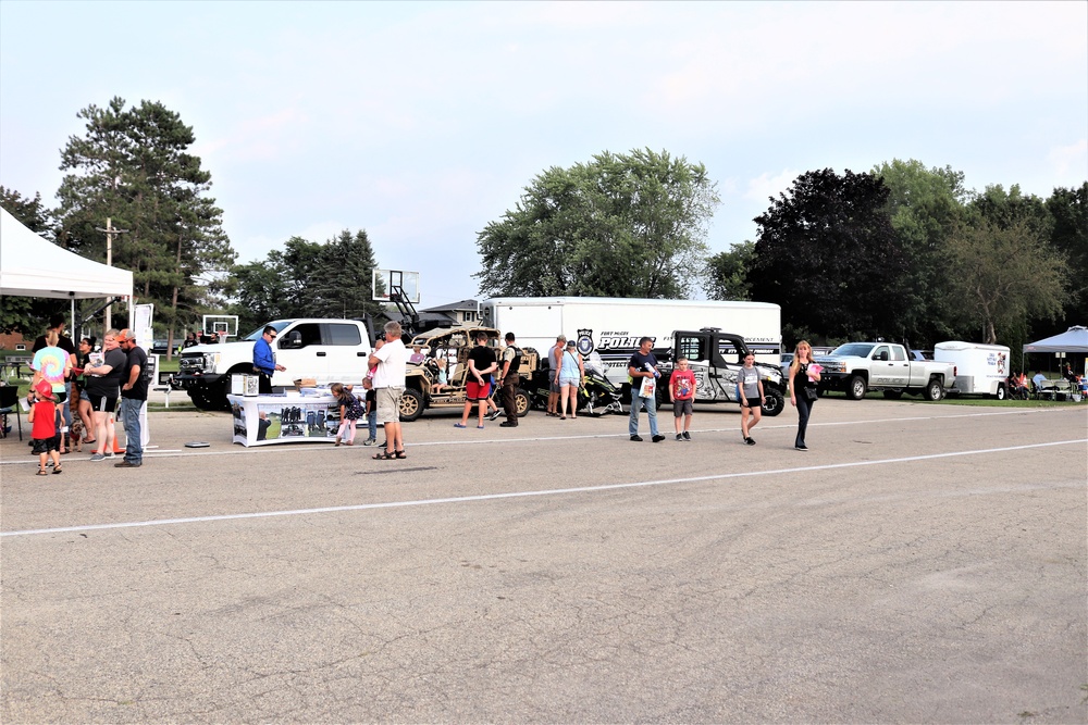 Fort McCoy police, fire personnel support 2021 Monroe County National Night Out