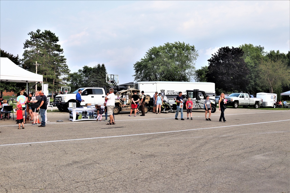 Fort McCoy police, fire personnel support 2021 Monroe County National Night Out