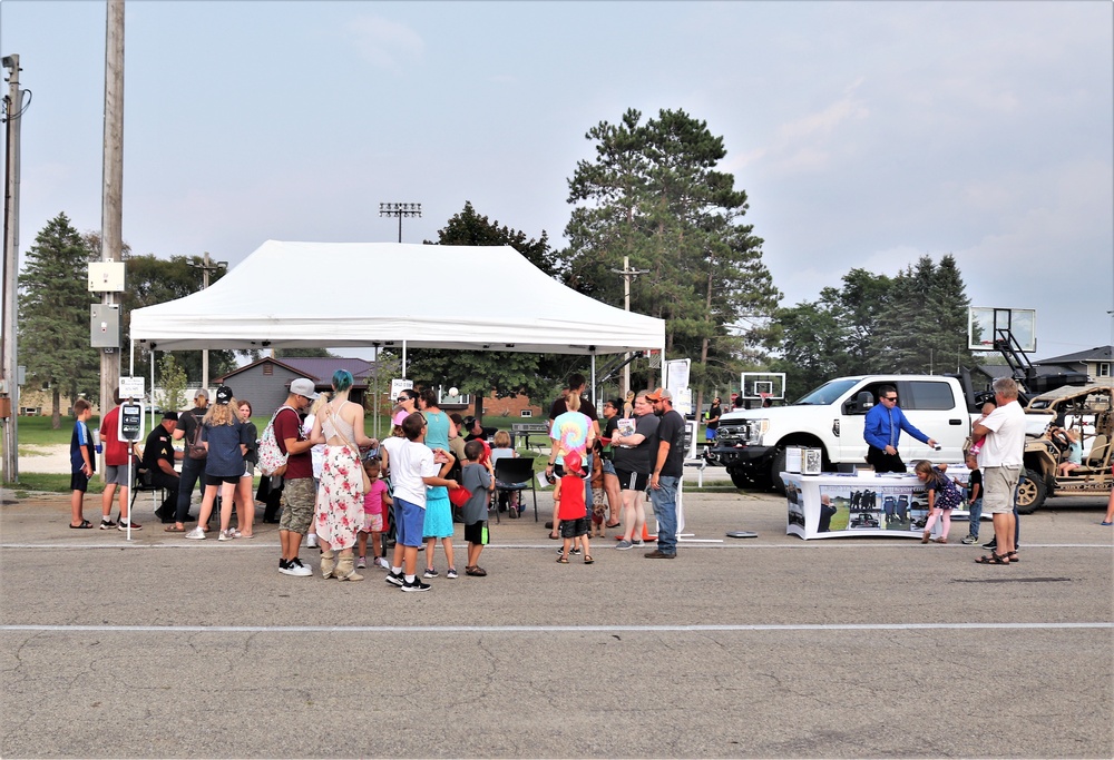 Fort McCoy police, fire personnel support 2021 Monroe County National Night Out