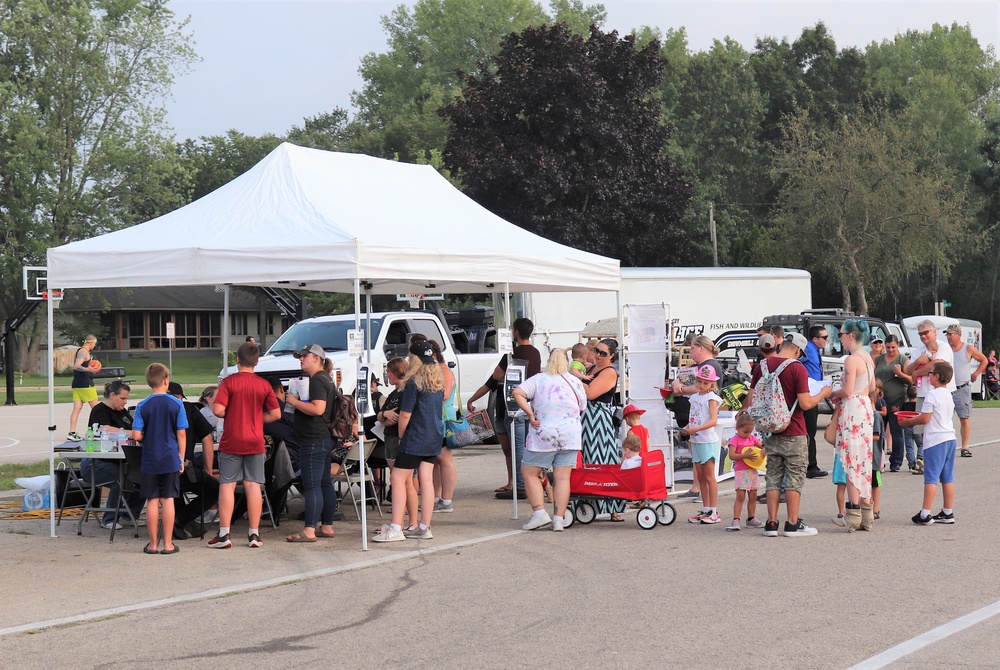 Fort McCoy police, fire personnel support 2021 Monroe County National Night Out