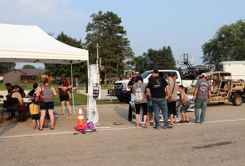 Fort McCoy police, fire personnel support 2021 Monroe County National Night Out