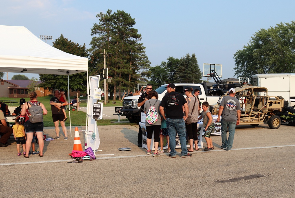 Fort McCoy police, fire personnel support 2021 Monroe County National Night Out