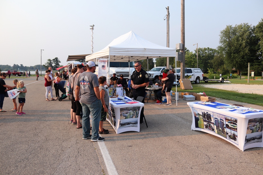 Fort McCoy police, fire personnel support 2021 Monroe County National Night Out