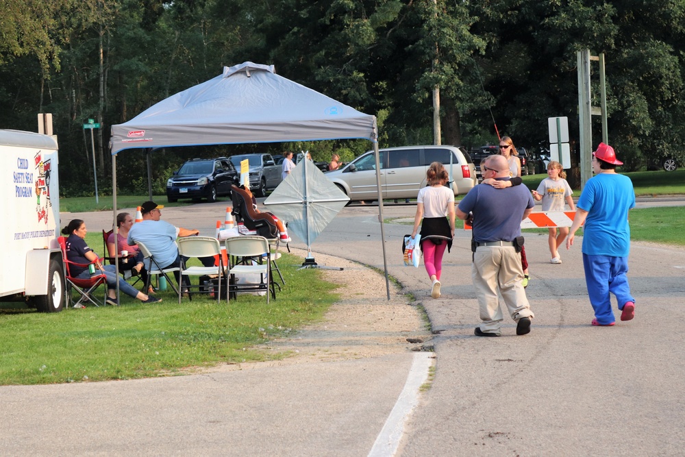 Fort McCoy police, fire personnel support 2021 Monroe County National Night Out