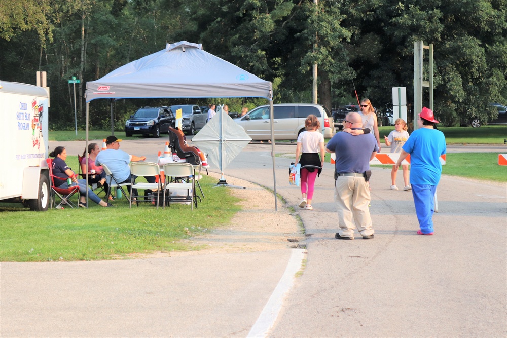 Fort McCoy police, fire personnel support 2021 Monroe County National Night Out