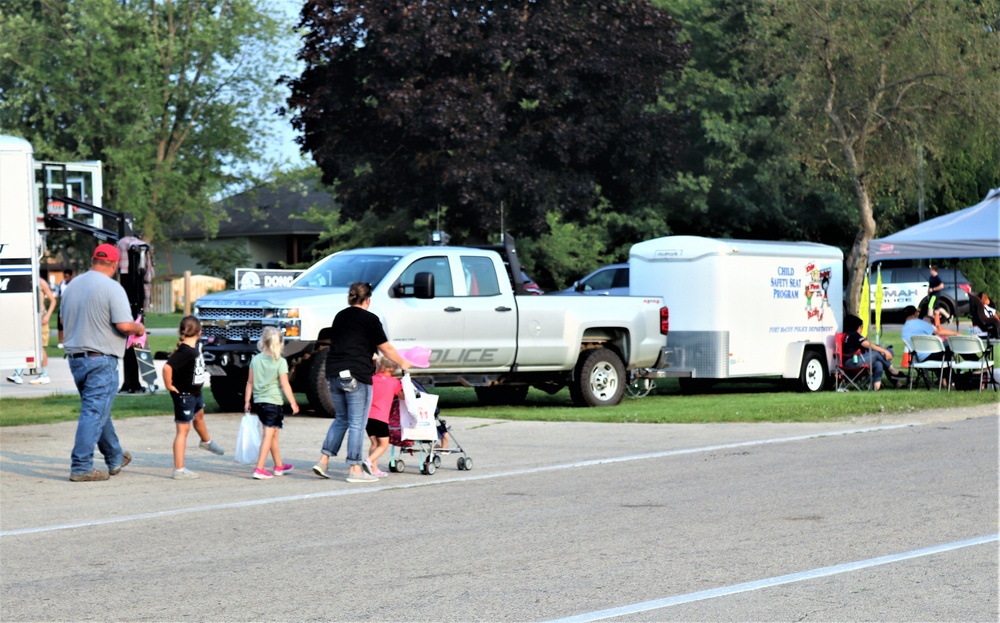 Fort McCoy police, fire personnel support 2021 Monroe County National Night Out