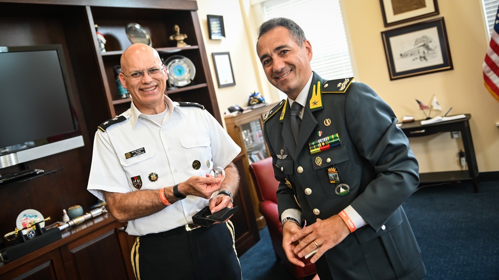 Italian Brig. Gen. Salvatore Russo visits IADC