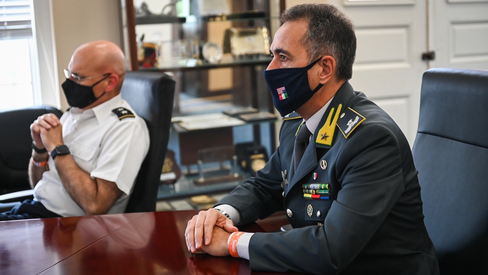 Italian Brig. Gen. Salvatore Russo visits IADC