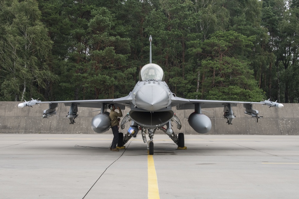 480th Expeditionary Fighter Squadron participates in Aviation Rotation 21.3