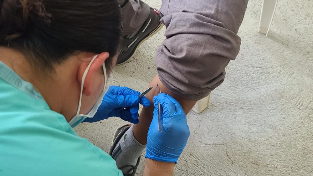 Strengthening partnerships: JTF-B medical members provide care to locals in Atlántida, Honduras