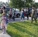 Defenders welcome kids on first day of school