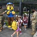 Defenders welcome kids on first day of school