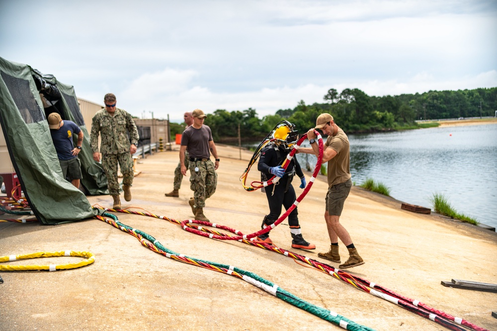 Mobile Diving Salvage Unit Two: Pierside Dive Training