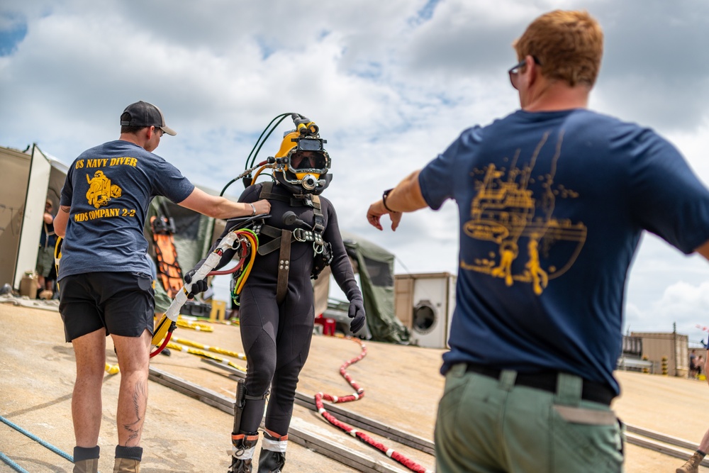 Mobile Diving Salvage Unit Two: Pierside Dive Training