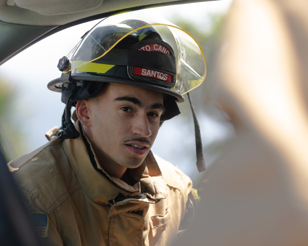 Fire and Emergency Services conducts vehicle extrication training