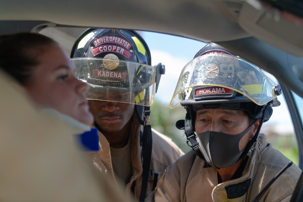 Fire and Emergency Services conducts vehicle extrication training