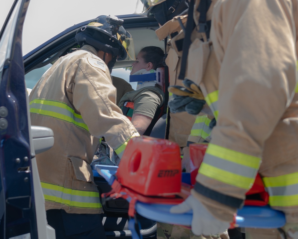 Fire and Emergency Services conducts vehicle extrication training